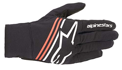 Alpinestars Gloves Reef Black/White/Fluo Red M von Alpinestars