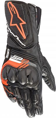 Alpinestars SP-8 V3, Handschuhe - Schwarz/Neon-Rot - XL von Alpinestars