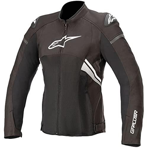 Alpinestars Stella T-GP Plus R V3 Air Damen Motorrad Textiljacke (Black/White,S) von Alpinestars