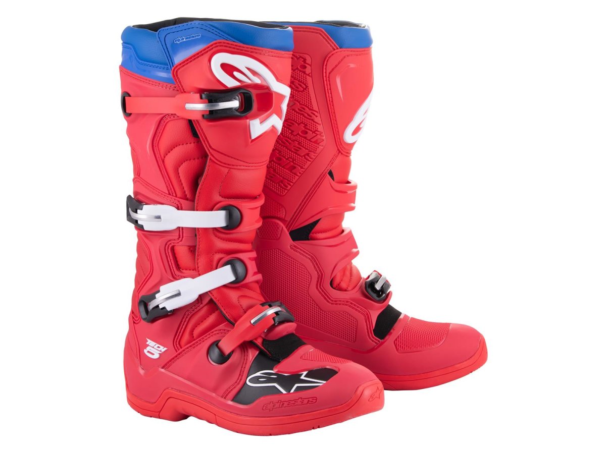 Alpinestars Stiefel Tech5 Red/Blue von Alpinestars