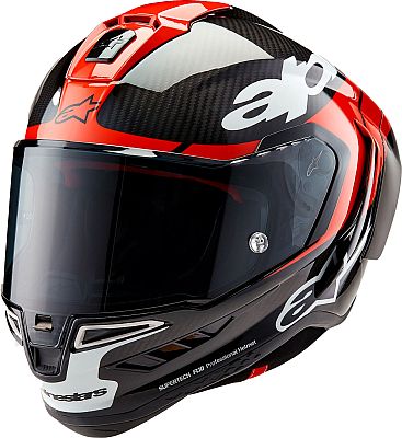 Alpinestars Supertech S-R10 Element, Integralhelm - Schwarz/Rot/Weiß - XXL von Alpinestars