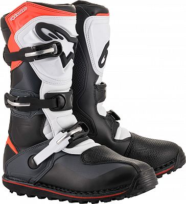 Alpinestars Tech T S23, Stiefel - Schwarz/Grau/Neon-Rot - 5 US von Alpinestars