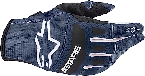 Alpinestars Techstar 22 Motocross-Handschuhe, Blau/Schwarz, Größe S von Alpinestars
