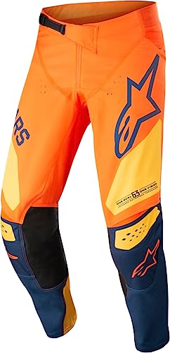 Alpinestars Techstar Factory Classic Motocross Hose (Orange/Blue,38) von Alpinestars