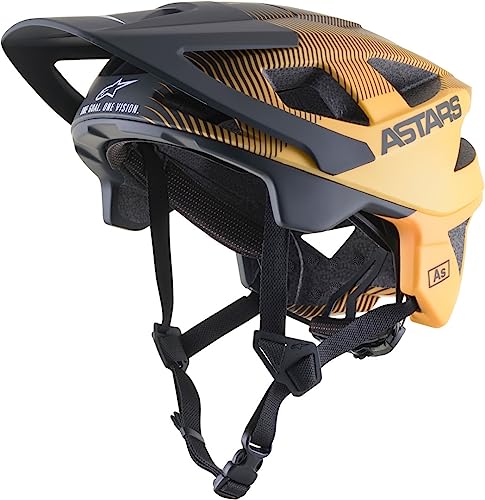Alpinestars Vector Pro A2 Helmet Helme, Mattes Ebenholz/Mandarine, L von Alpinestars