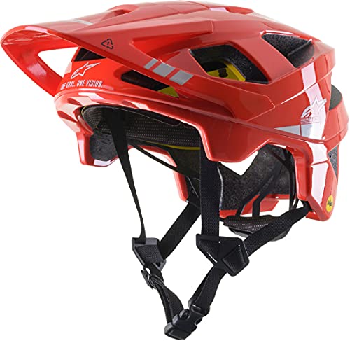 Alpinestars Vector Tech A2 Helmet Helme, Glänzend Leuchtend rot/li, L von Alpinestars
