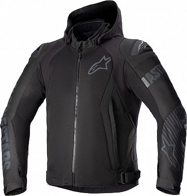 Alpinestars Zaca Air, Textiljacke wasserdicht - Schwarz/Schwarz - L von Alpinestars