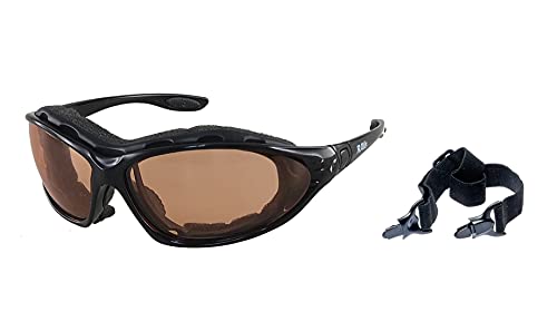 Ravs  Skibrille Schutzbrille Sonnenbrille mit 70% mehr Kontrast für Allwetter 