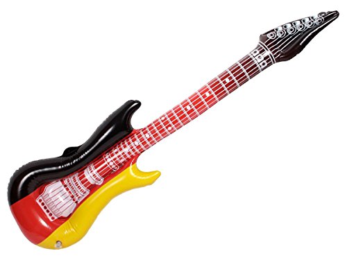 Alsino aufblasbare Luftgitarre 00/0828 Deutschland 100 cm Luftgitarren Air Luft Guitar WM Fanartikel von Alsino