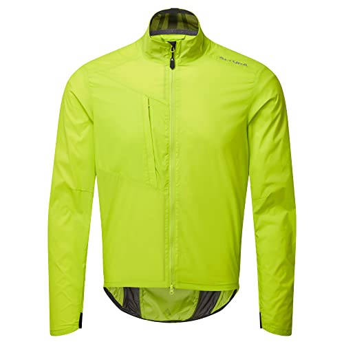 Altura Airstream Herren-Fahrradjacke, leicht, wasserabweisend, verstaubar, Limettengrün – Größe M von Altura