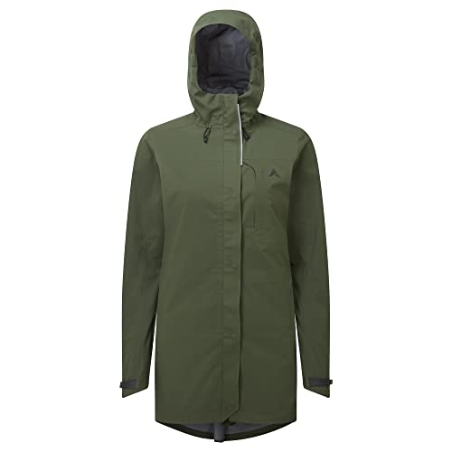 Altura Damen Grid Parka Wasserdichte Reflektierende Fahrradjacke – Olivgrün – 14 von Altura