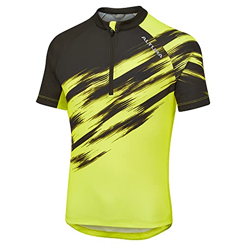 Altura Kinder Airstream Kurzarm-Trikot - Hi-Viz Gelb/Olive von Altura