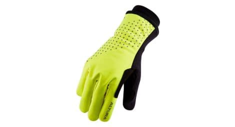 lange unisex handschuhe altura nightvision waterproof gelb schwarz von Altura