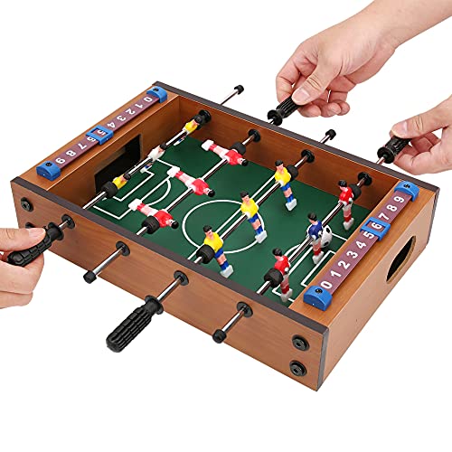 Alvinlite Indoor-Tischfußball aus Holz | Mini-Tischfußballspiel | Tischfußball-Tischfußball für Erwachsene und Kinder | Sport-Tischfußball-Kicker-Fußballtisch von Alvinlite