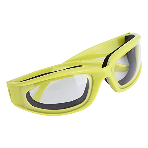 Alvinlite Zwiebelbrille | Anti-scharfe Zwiebelschneidebrille, Spritzschutz-Schutzbrille, Augenschutz, Küchenhelfer, grüne Schutzbrille im Schwamm-Design von Alvinlite