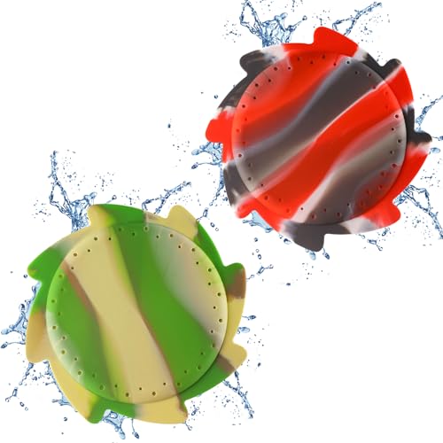 Alwodici Wasser Frisbee 2 PCS Camouflage Silikon Frisbee für Kinder Wasser Wurfscheibe aus Schaumstoff und Silikon Outdoor Sport Wasser Pool Strand Park Spielzeug Geschenk für Kinder Jungen Mädchen von Alwodici