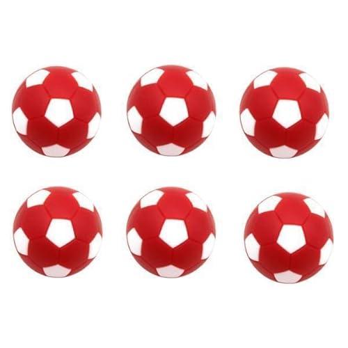 Amagogo 3X 6pcs 32mm Fußball Tisch Tischfußball Fußball für Unterhaltung Familienspiel von Amagogo