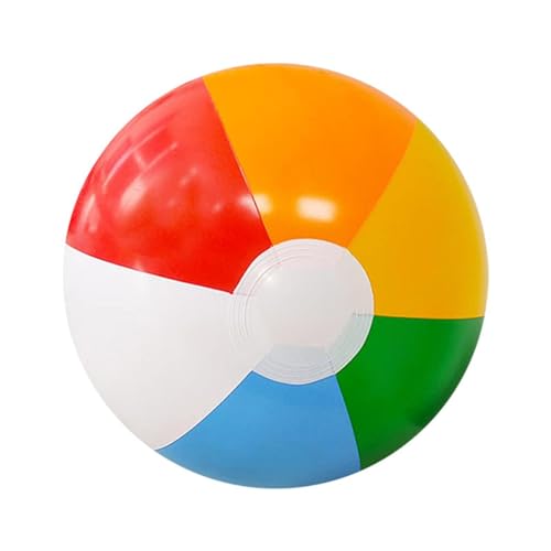 Amagogo Aufblasbarer Wasserball, Schwimmbadspielzeug, Wasserball, Wasserspielzeug, Unterhaltungsspaß, Poolspielzeug, Strandspielzeug für Kinder, Wasserspiele, 6 Farben von Amagogo