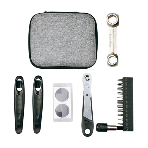 Amagogo Fahrrad-Reparatur-Werkzeug-Set, Knochen-Inbusschlüssel, tragbar, bequem zu verwenden, Fahrrad-Reparaturwerkzeug, Fahrrad-Multitool-Sets für alle, BT079S von Amagogo