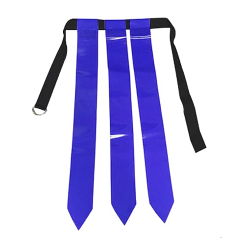 Amagogo Flag-Football-Gürtel, Taillenflagge mit Flaggen, Ausrüstung, Taillengürtel, Rugby-Flaggengürtel für Erwachsene, Teenager, Kinder, Training, Blau von Amagogo