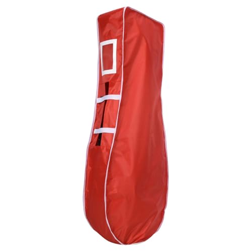 Amagogo Golfschlägertaschen-Abdeckung, Golftaschen-Regenschutz, tragbar, Stabiler Reißverschluss, Golftaschen-Regenschutzabdeckung für Männer und Frauen, Rot von Amagogo