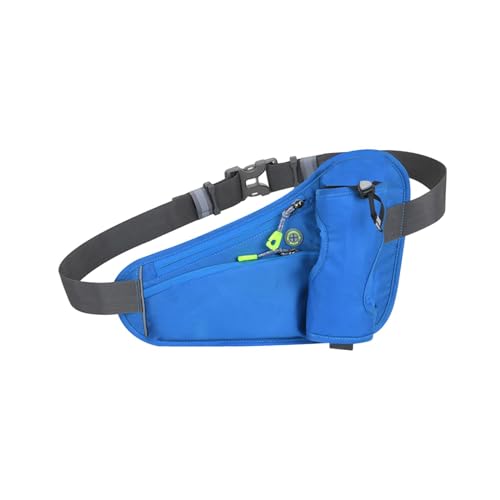 Amagogo Laufgürtel, Mehrzweck-Gürteltasche, verstellbare Wasserkocher-Aufbewahrung, Jogginggürtel, Outdoor-Sport-Lauftasche für Workout und Camping, Blau von Amagogo