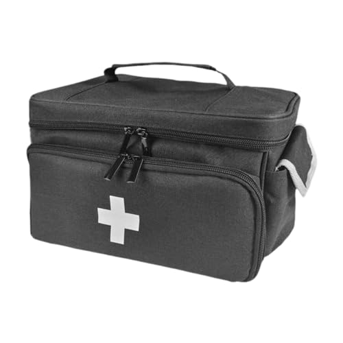 Amagogo Leere Erste-Hilfe-Tasche, Kits mit Griff, tragbare Aufbewahrungsbox für Zuhause, Erste-Hilfe-Aufbewahrungsbox, von Amagogo
