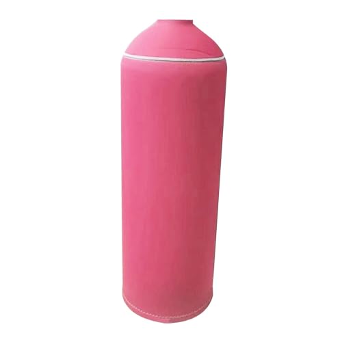 Amagogo Neopren-Abdeckung für Tauchflaschen, Stretch, rutschfest, professionelle, einfarbige Abdeckung für Tauchflaschen, ROSA von Amagogo