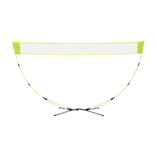 Amagogo Nur Badmintonnetz, Tennisnetz, tragbares Netz, einfach zu montierendes Ersatznetz, faltbares Maschennetz für Wettkämpfe im Hinterhof und im Freien, Grün von Amagogo