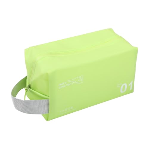 Amagogo Reise-Kulturtasche, wasserdichte Reise-Badezimmertasche mit Griff, Kosmetiktasche, Grün von Amagogo