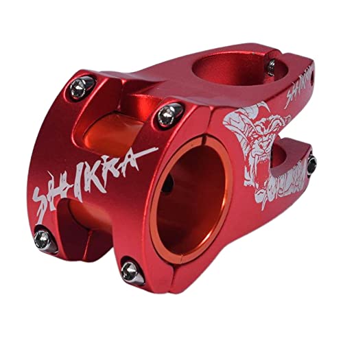 Amagogo Starker, kurzer Vorbau für Mountainbikes, 35 mm, Rot, 31,8 mm x 35 mm von Amagogo