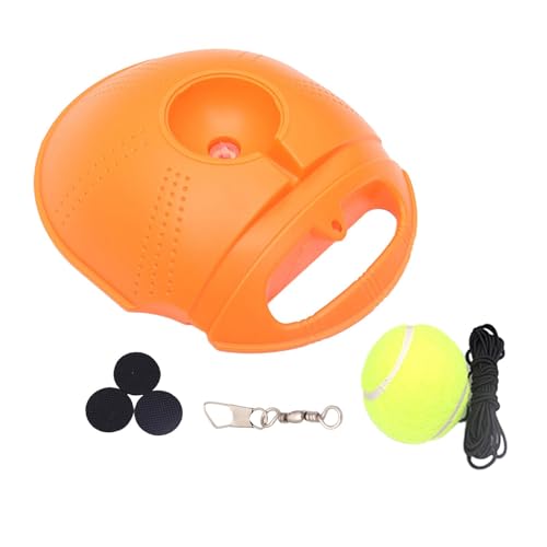 Amagogo Tennistrainer, Ball mit Seil, Tennis-Trainingsgerät, leichtes Zubehör, Tennis-Übungsgerät, Basis für Männer und Frauen, Orange von Amagogo
