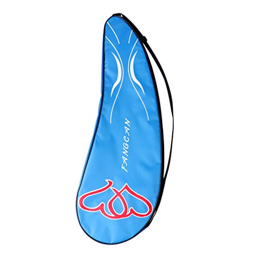 Amagogo Zippered Badmintonschläger Fall wasserdichte Schlägertasche - Blau von Amagogo