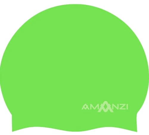 Signature Badekappe, Neongrün von Amanzi