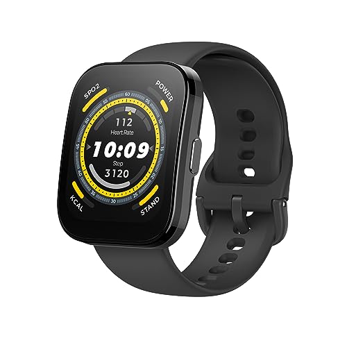 Amazfit Bip 5 Smartwatch mit Herzfrequenz, 1,91" Display mit 120 Sportmodi, Bluetooth-Anruf, GPS & 4 Satellitenpositionierungssysteme, Alexa, SpO2-Monitor, 10 Tage Akkulaufzeit für Damen Herren von Amazfit