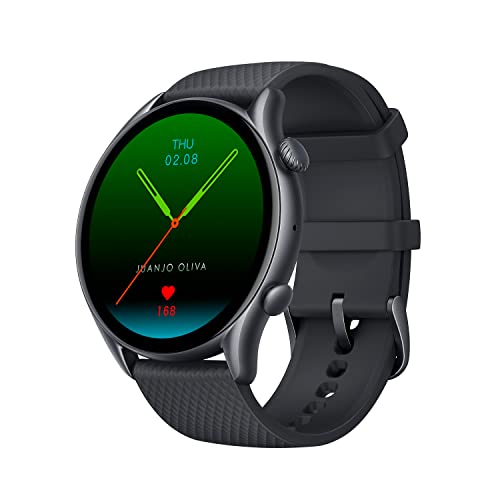 Amazfit GTR 3 Pro Smartwatch GPS Fitness Uhr mit Überwachung von Herzfrequenz, Schlaf, Stress, SpO2, Sport Watch mit über 150 Sportmodi, Bluetooth-Anrufen, Musiksteuerung, Alexa von Amazfit