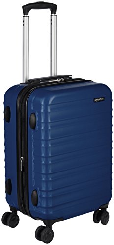 Amazon Basics Hartschalen - Koffer - 55 cm Handgepäckkoffer, Marineblau von Amazon Basics