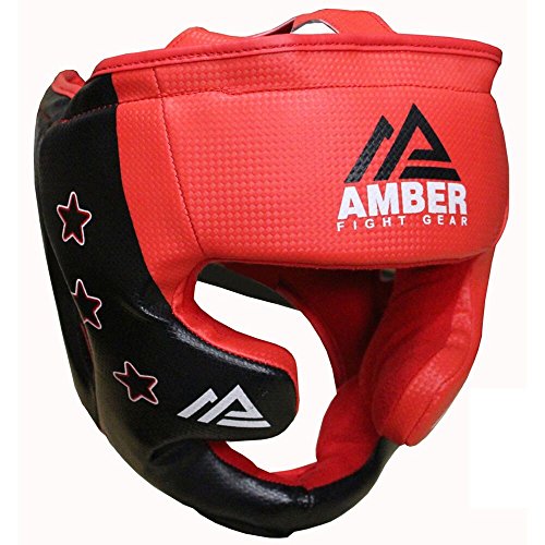 Amber Fight Gear Boxing MMA, Kickboxen Kopfbedeckungen,Mehrfarbig ,S von Amber Fight Gear
