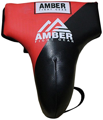 Amber Fight Gear MMA Groin Cup Boxing Adult Groin Protector Jock Strap Muay Thai Small von Amber Fight Gear