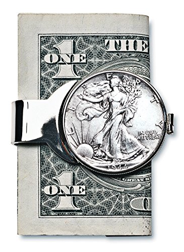 DENDAWEN Silber Walking Liberty Half Dollar Geld Clip von American Coin Treasures