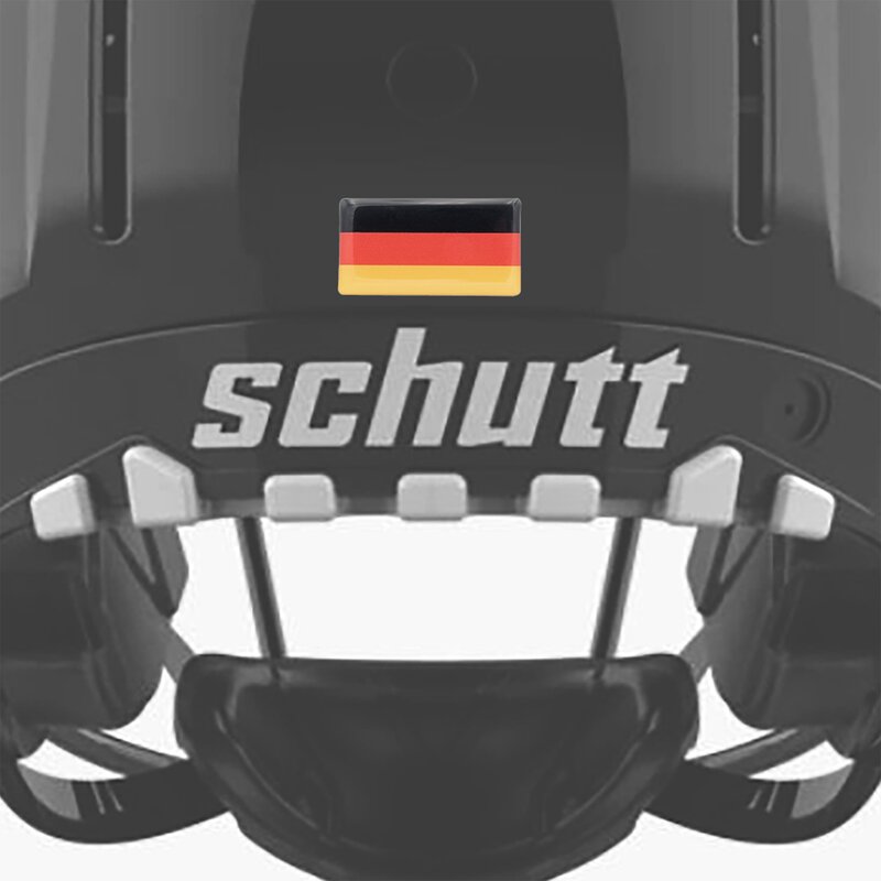 Helm Flag Decal, Mini Helm Gel Aufkleber - Deutschland Flagge Mini von American Sports