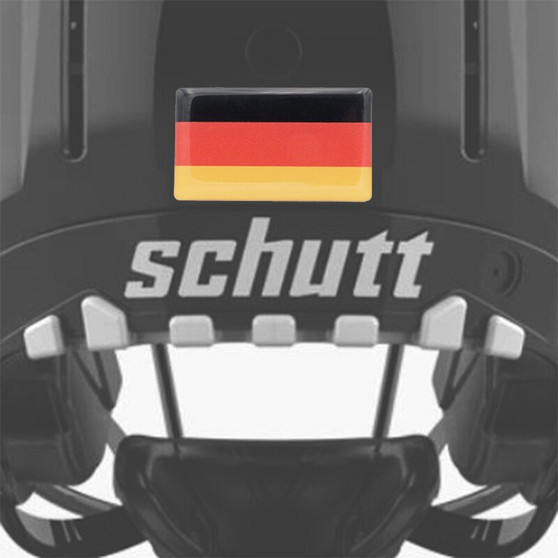 Helm Flag Decal, Helm Gel Aufkleber - Deutschland Flagge von American Sports