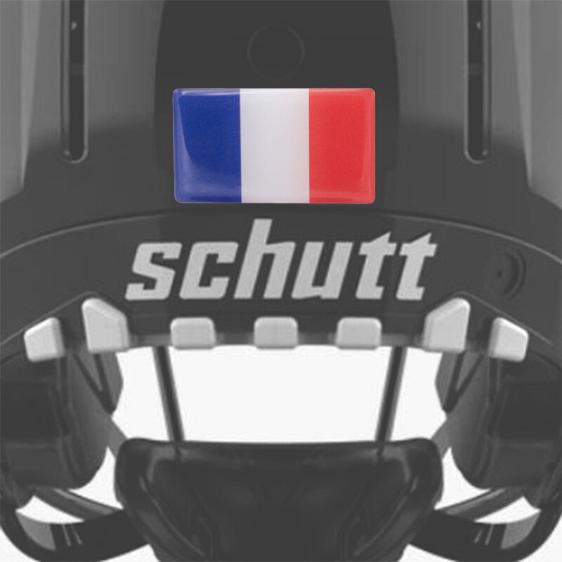 Helm Flag Decal, Helmaufkleber - Frankreich Flagge von American Sports