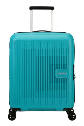 American Tourister Aerostep - 4-Rollen-Kabinentrolley 55 cm erw. Turquoise Tonic von American Tourister