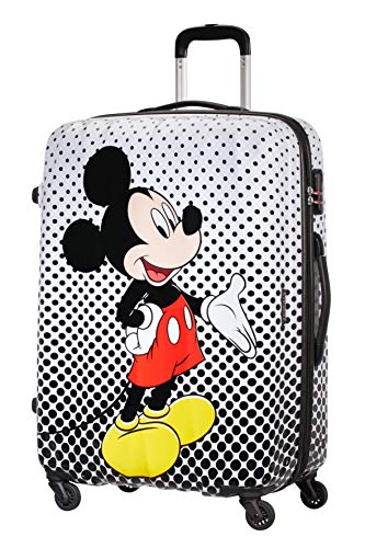 American Tourister Disney Legends - Spinner L, Kindergepäck, 75 cm, 88 L, Mehrfarbig (Mickey Mouse Polka Dot) von American Tourister