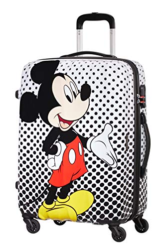 American Tourister Disney Legends - Spinner M, Kindergepäck, 65 cm, 62.5 L, Mehrfarbig (Mickey Mouse Polka Dot) von American Tourister