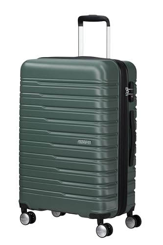 American Tourister Flashline - Spinner M, Koffer, 67 cm, 69/75 L, Grün (Dark Forest) von American Tourister