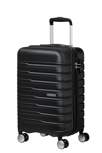 American Tourister Flashline - Spinner S Slim, Handgepäck, 55 cm, 34 L, Schwarz (Shadow Black) von American Tourister