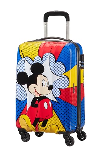 American Tourister Hypertwist - Spinner S, Handgepäck, 55 cm, 36 L, Mehrfarbig (Mickey Flash Pop) von American Tourister