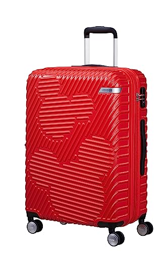 American Tourister Mickey Clouds, Spinner M, Erweiterbar Koffer, 66 cm, 63/70 L, Rot (Mickey Classic Red) von American Tourister